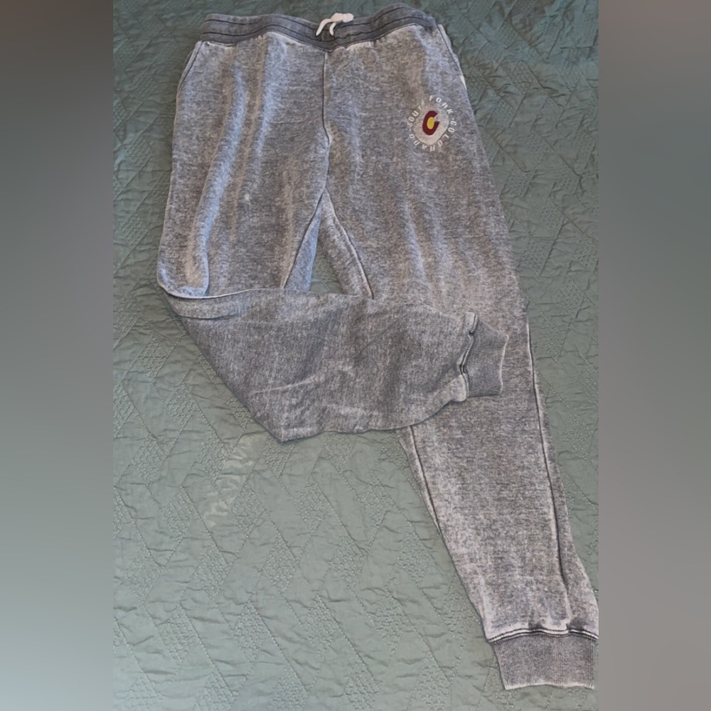 Grey sweatpants